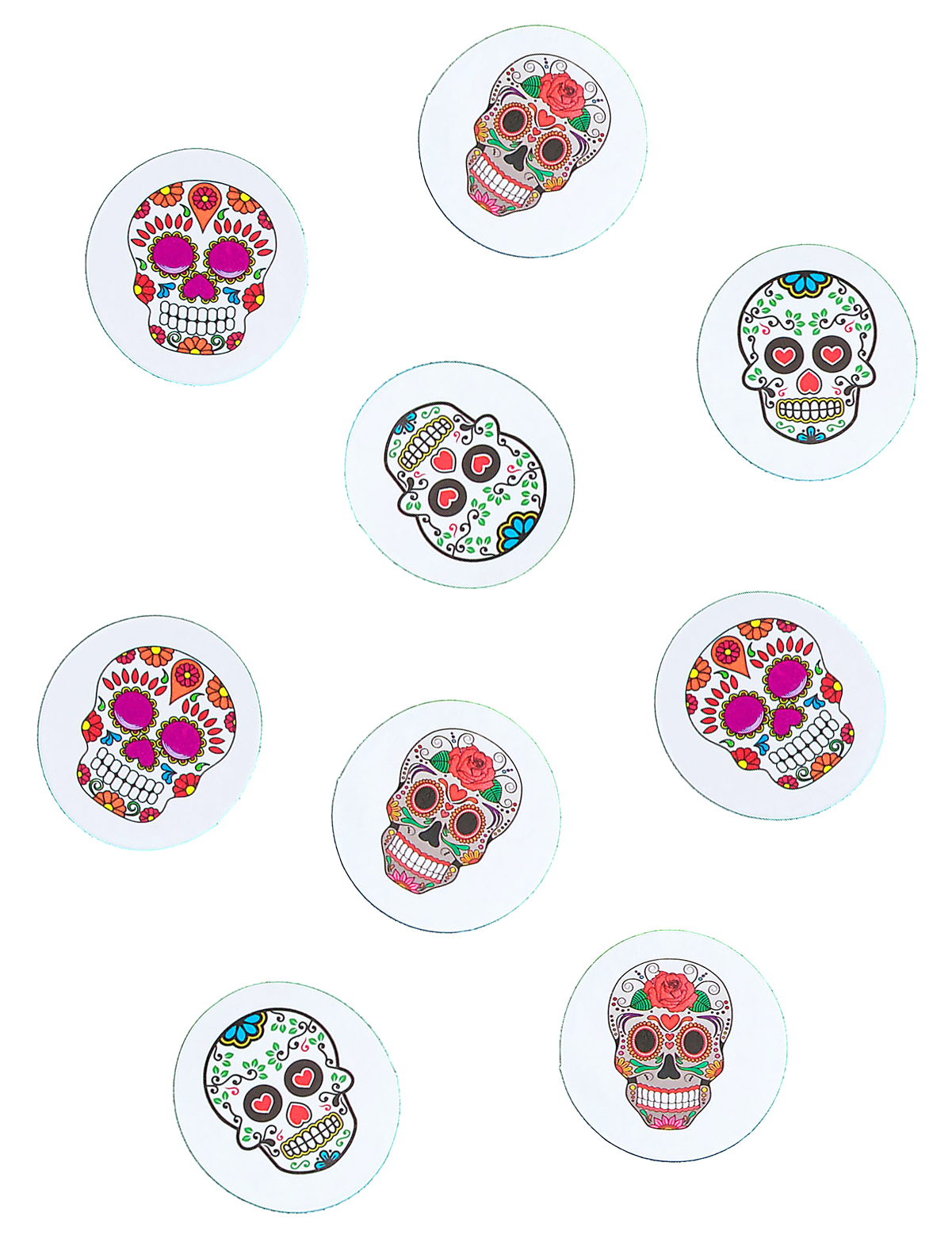 Confettis de table papier Dia de los muertos 9 g