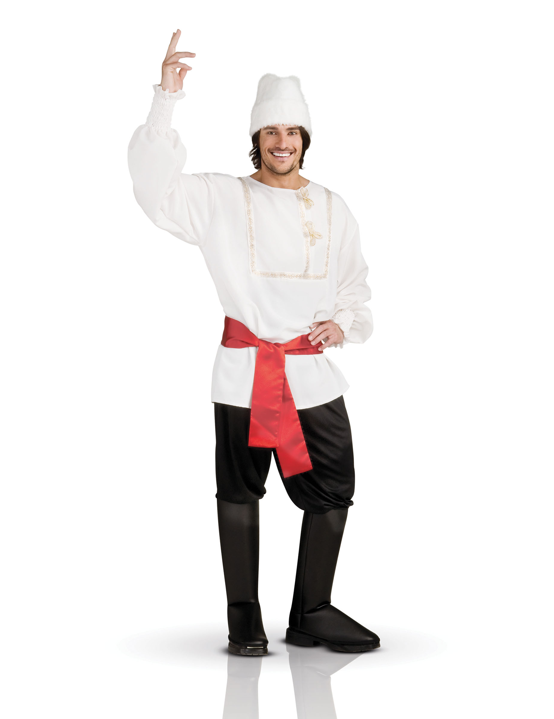 Déguisement homme russe blanc