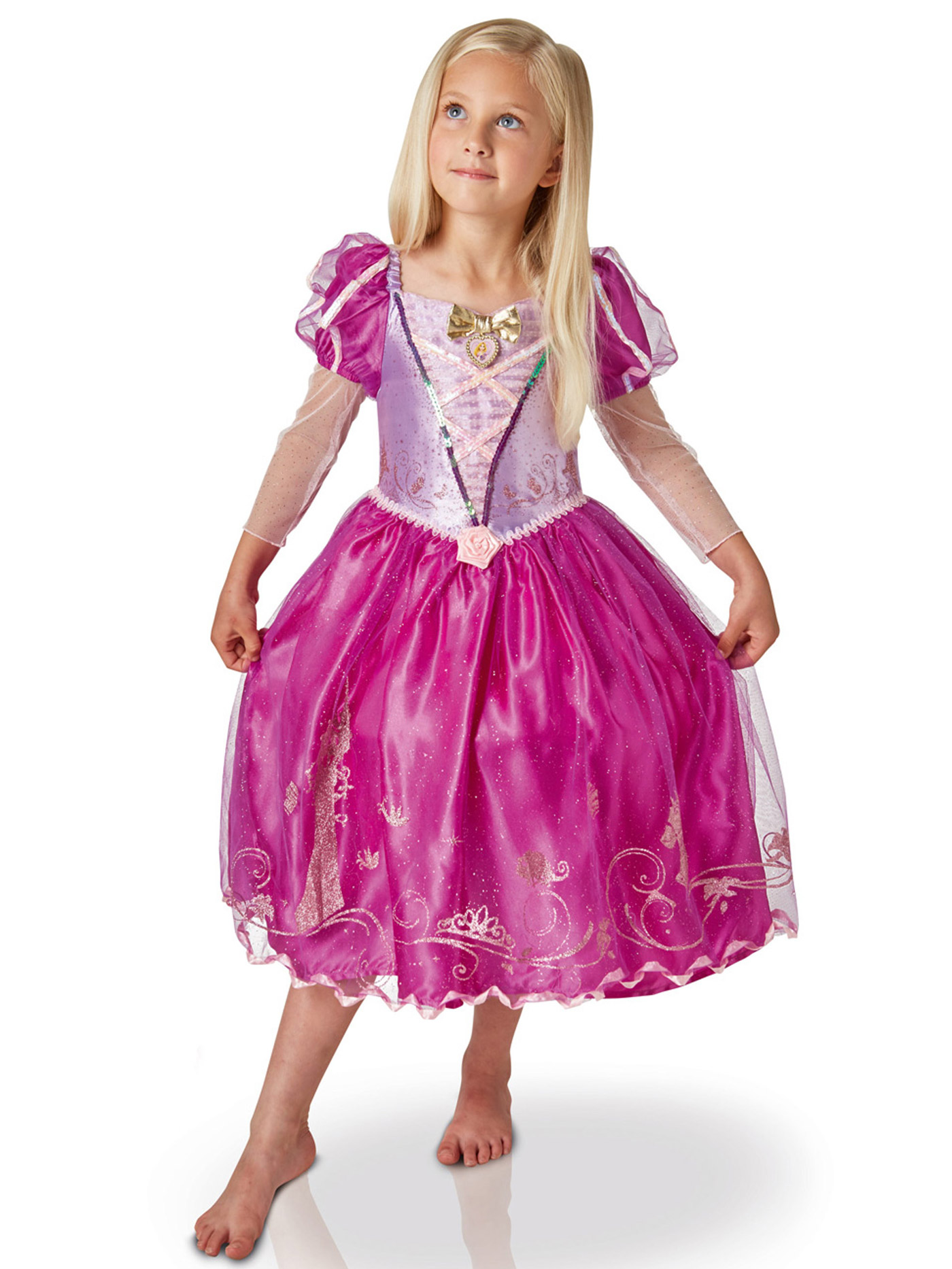 Déguisement luxe Ballgown Raiponce fille