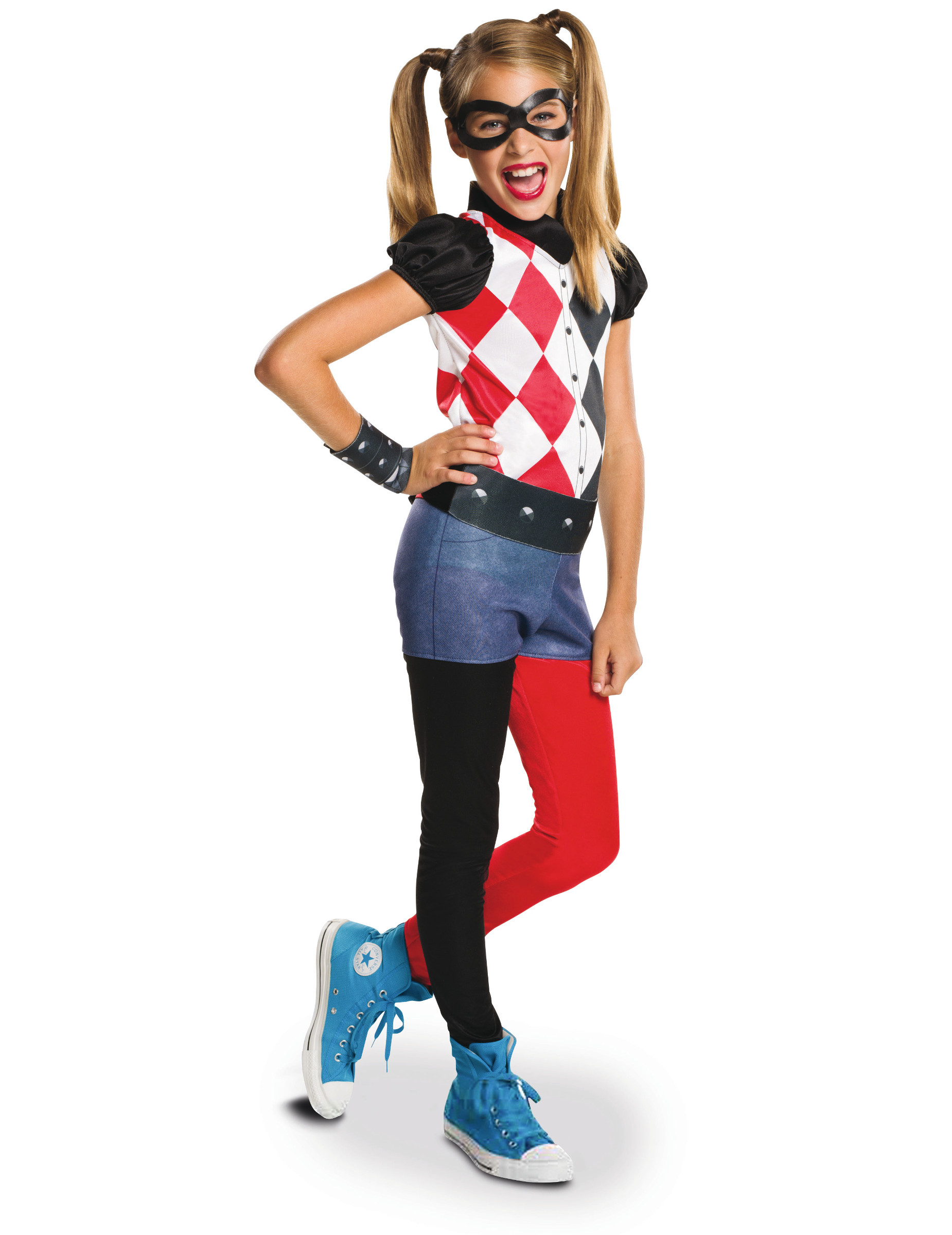 Déguisement classique Super Hero Girls Harley Quinn fille