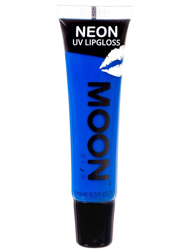 Rouge à lèvres bleu UV senteur bubblegum 15 ml Moonglow ©