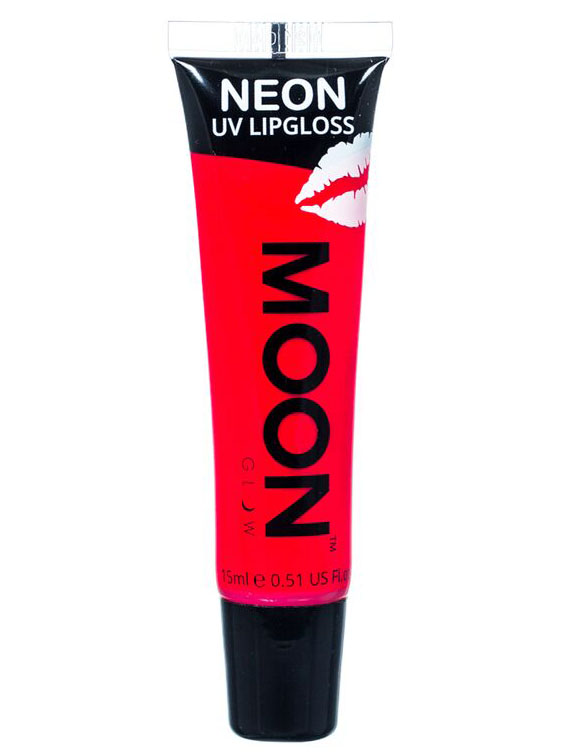 Rouge à lèvres rouge fluo UV senteur fraise 15 ml Moonglow ©