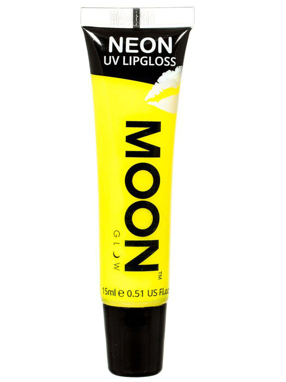 Rouge à lèvres jaune fluo UV senteur banane 15 ml Moonglow ©