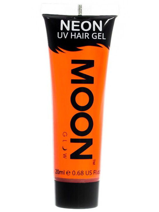 Gel cheveux orange fluo UV 20 ml Moonglow ©