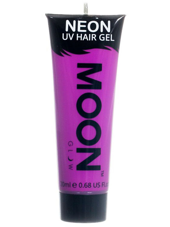 Gel cheveux violet fluo UV 20 ml Moonglow ©