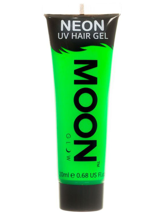 Gel cheveux vert fluo UV 20 ml Moonglow ©