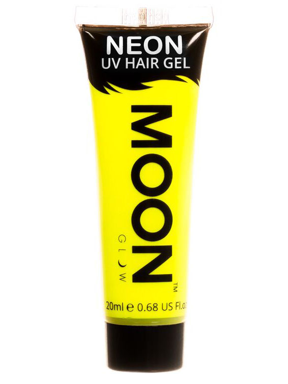 Gel cheveux jaune fluo UV 20 ml Moonglow ©