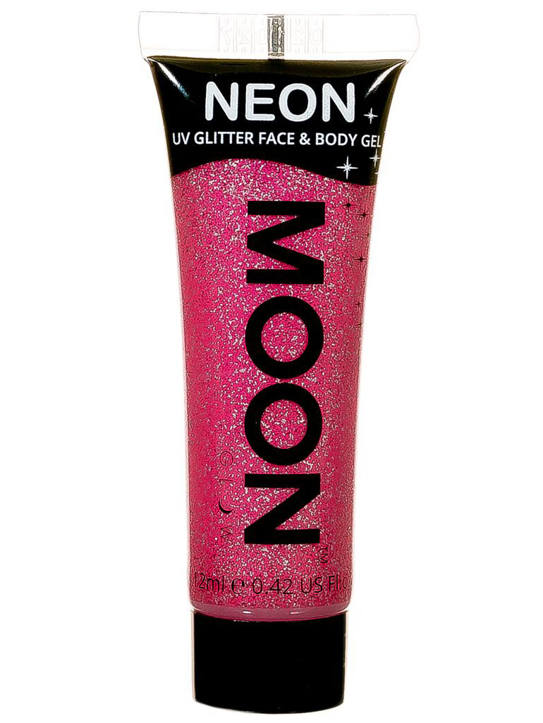 Gel visage et corps paillettes rose UV 12 ml Moonglow ©