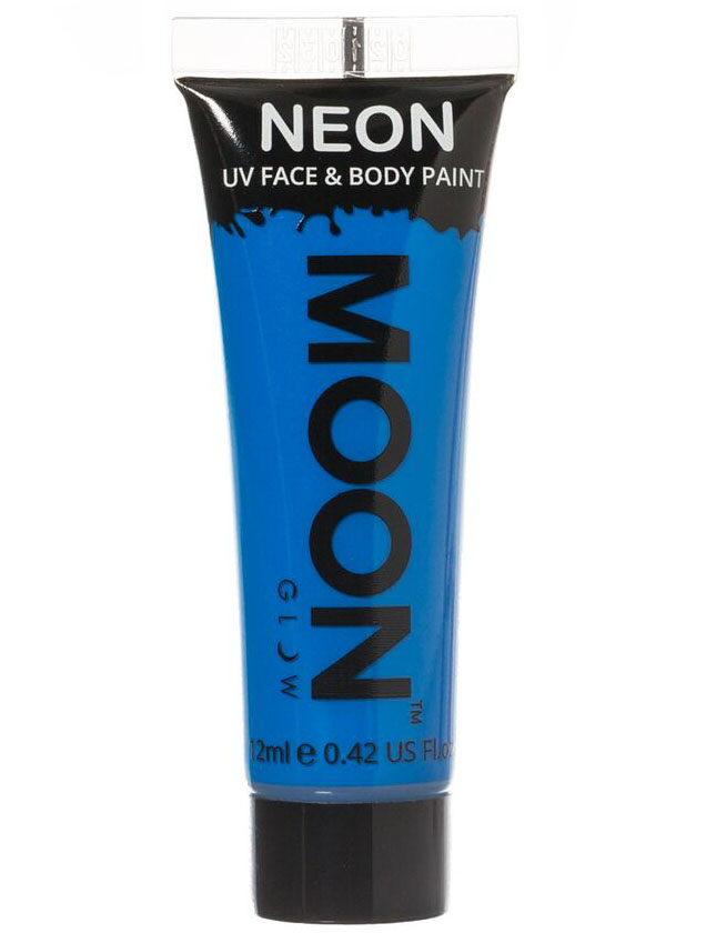 Gel visage et corps bleu UV 12 ml Moonglow ©