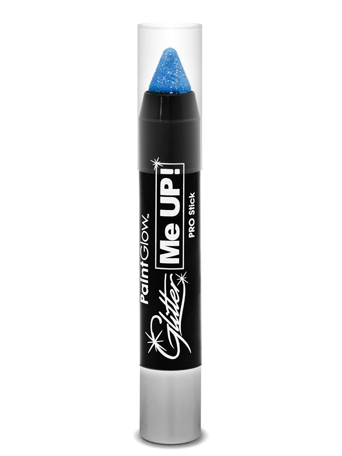 Crayon maquillage pailleté bleu UV 3 g