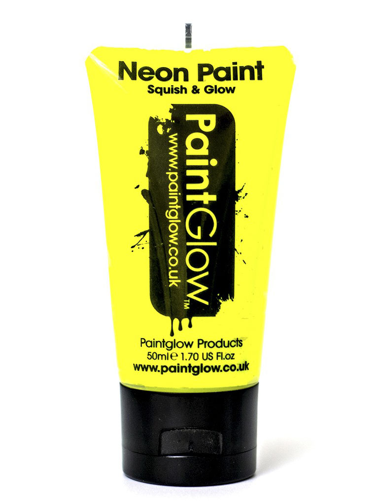 Gel visage et corps jaune fluo UV 50 ml