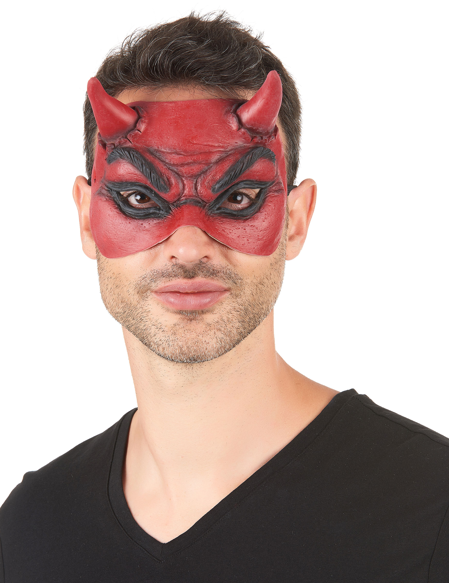 Loup en latex démon adulte