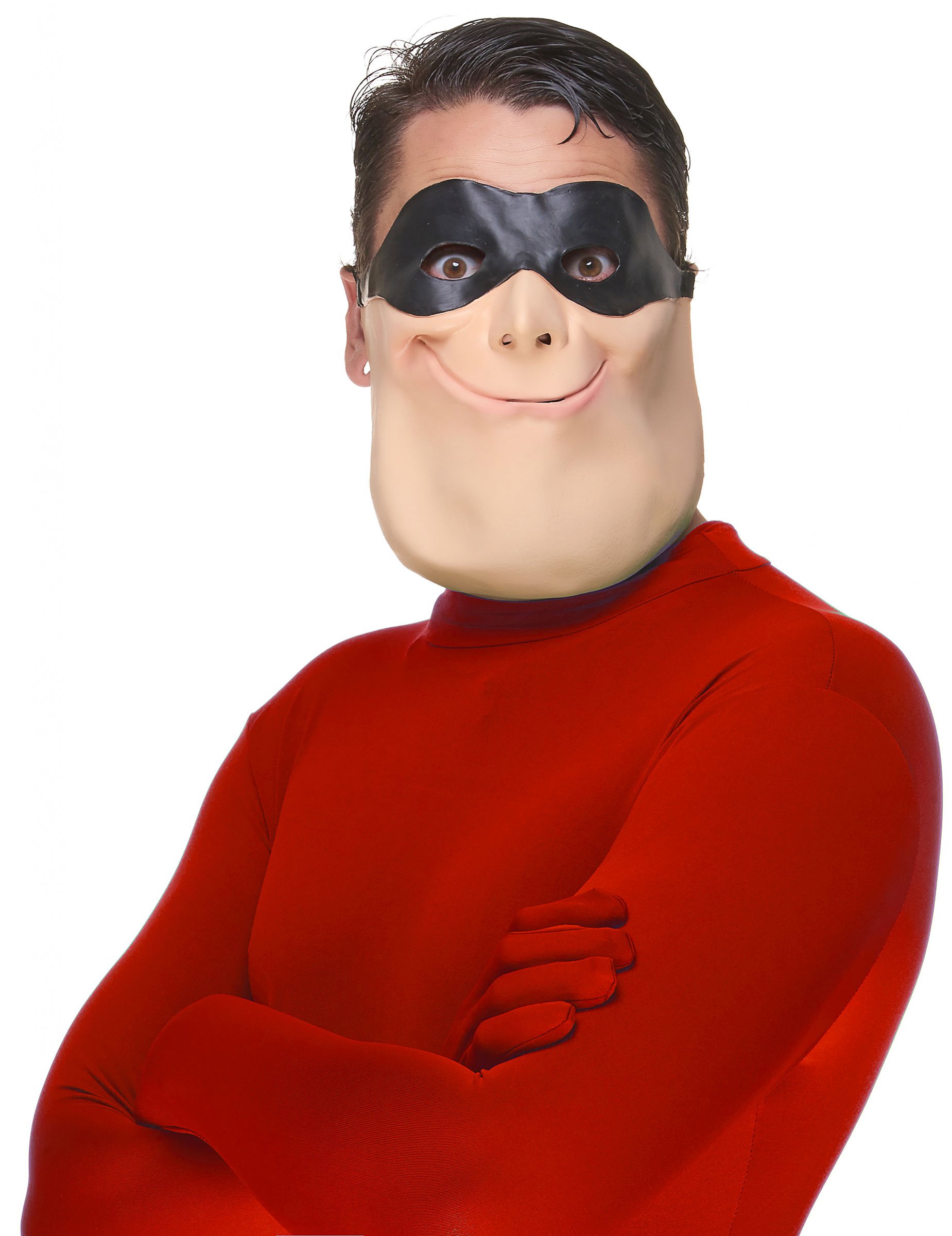 Demi-Masque en latex Super héros adulte