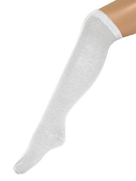 Chaussettes longues blanches 53 cm adulte