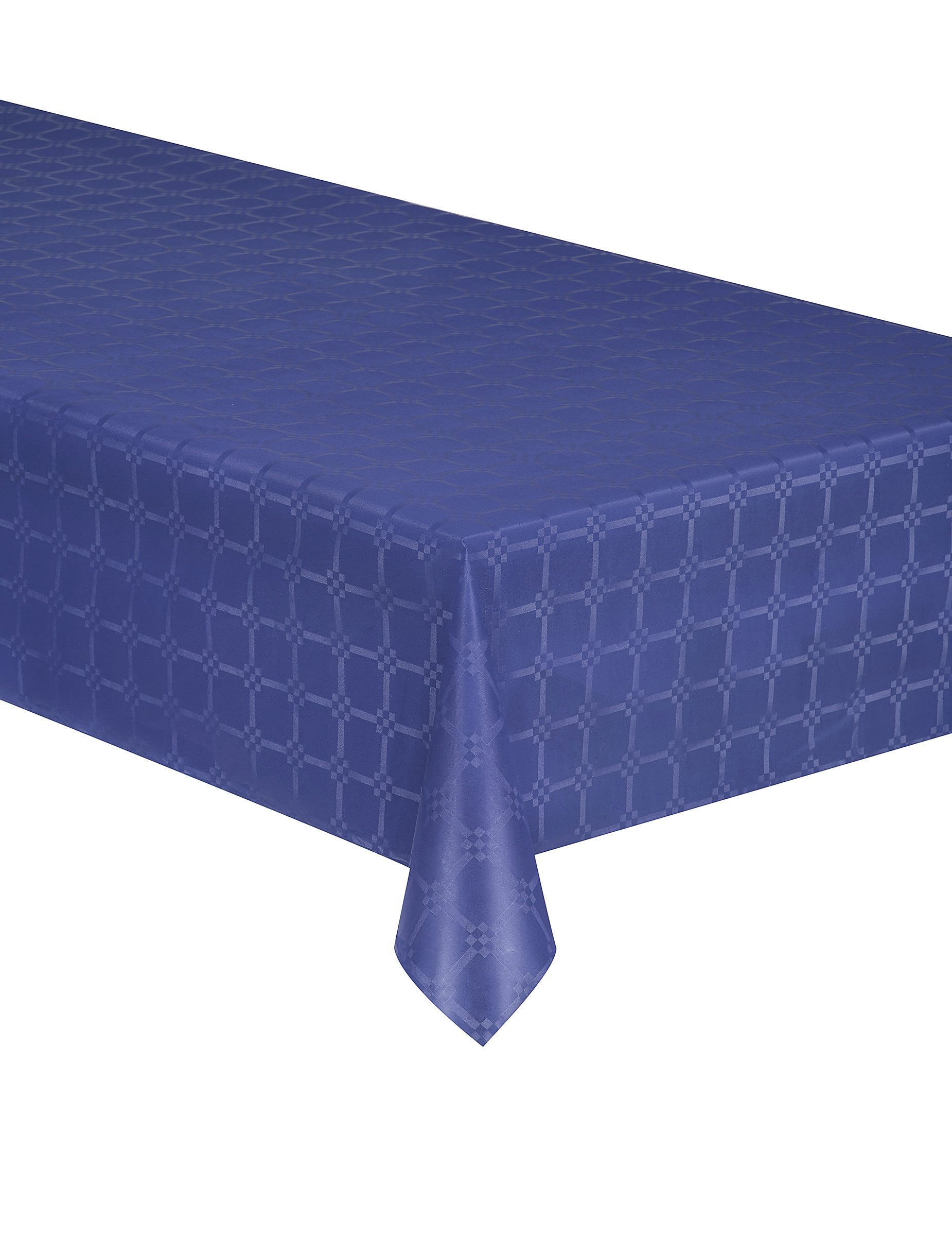 Nappe en rouleau papier damassé bleu marine 6 m