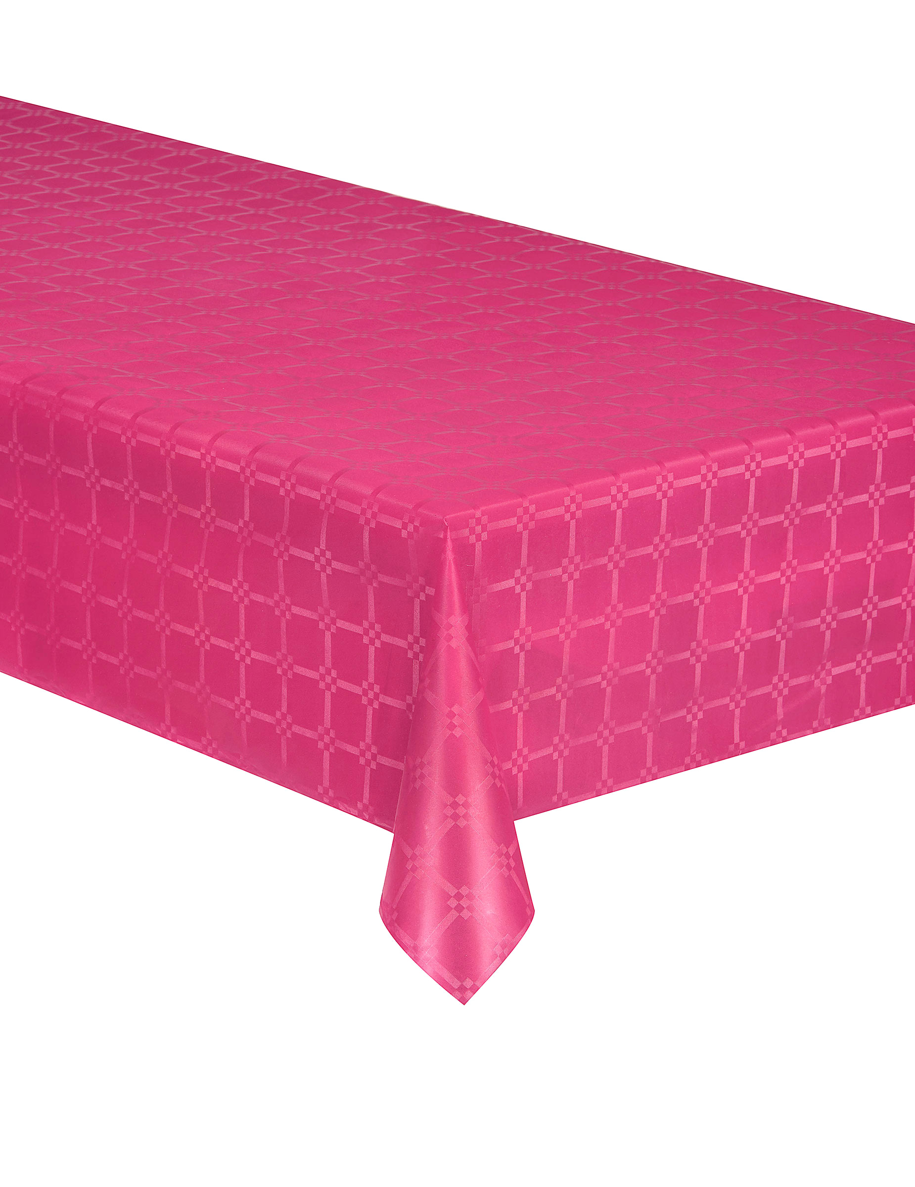 Nappe en rouleau papier damassé rose fuchsia 6 m