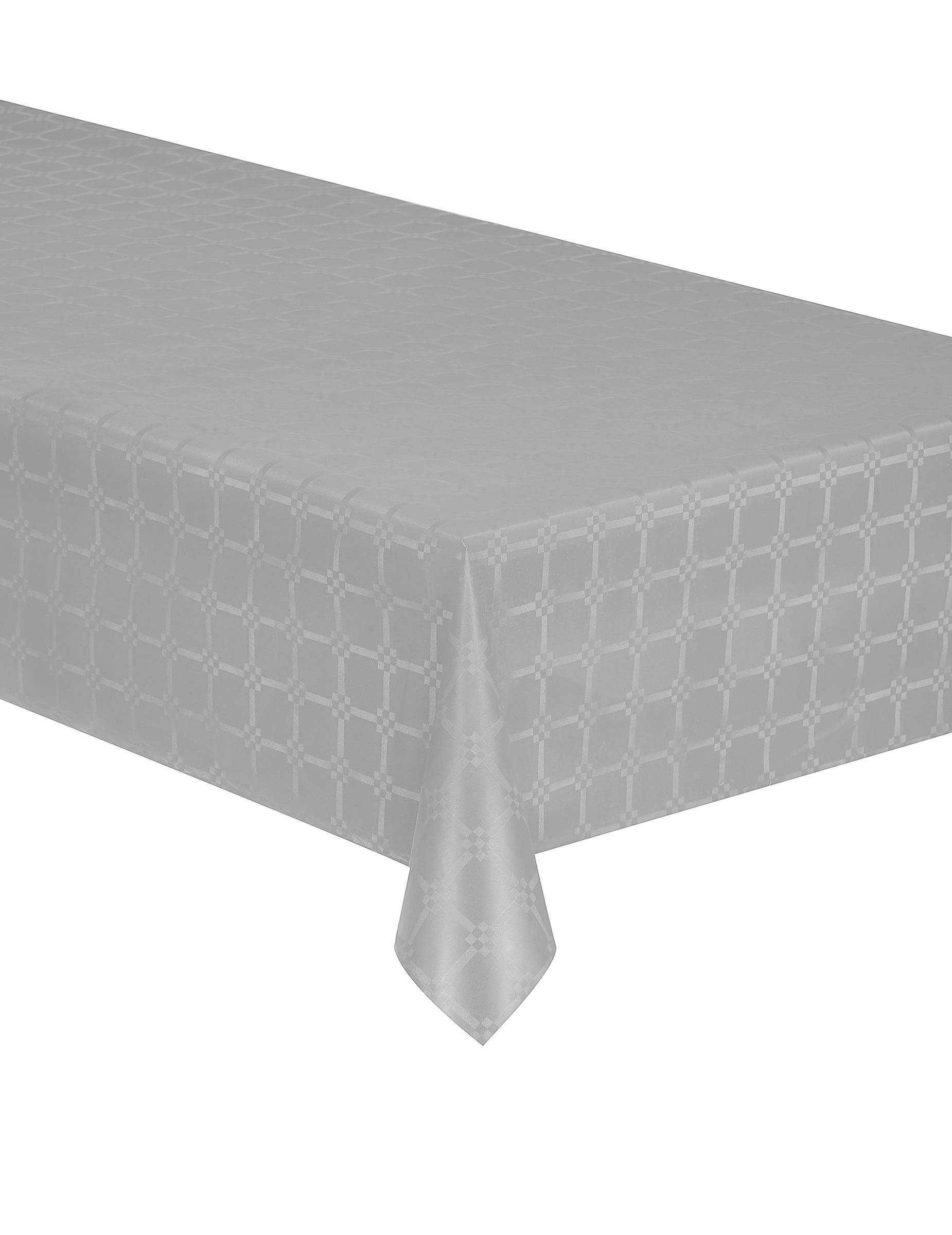 Nappe en rouleau papier damassé gris 6 m