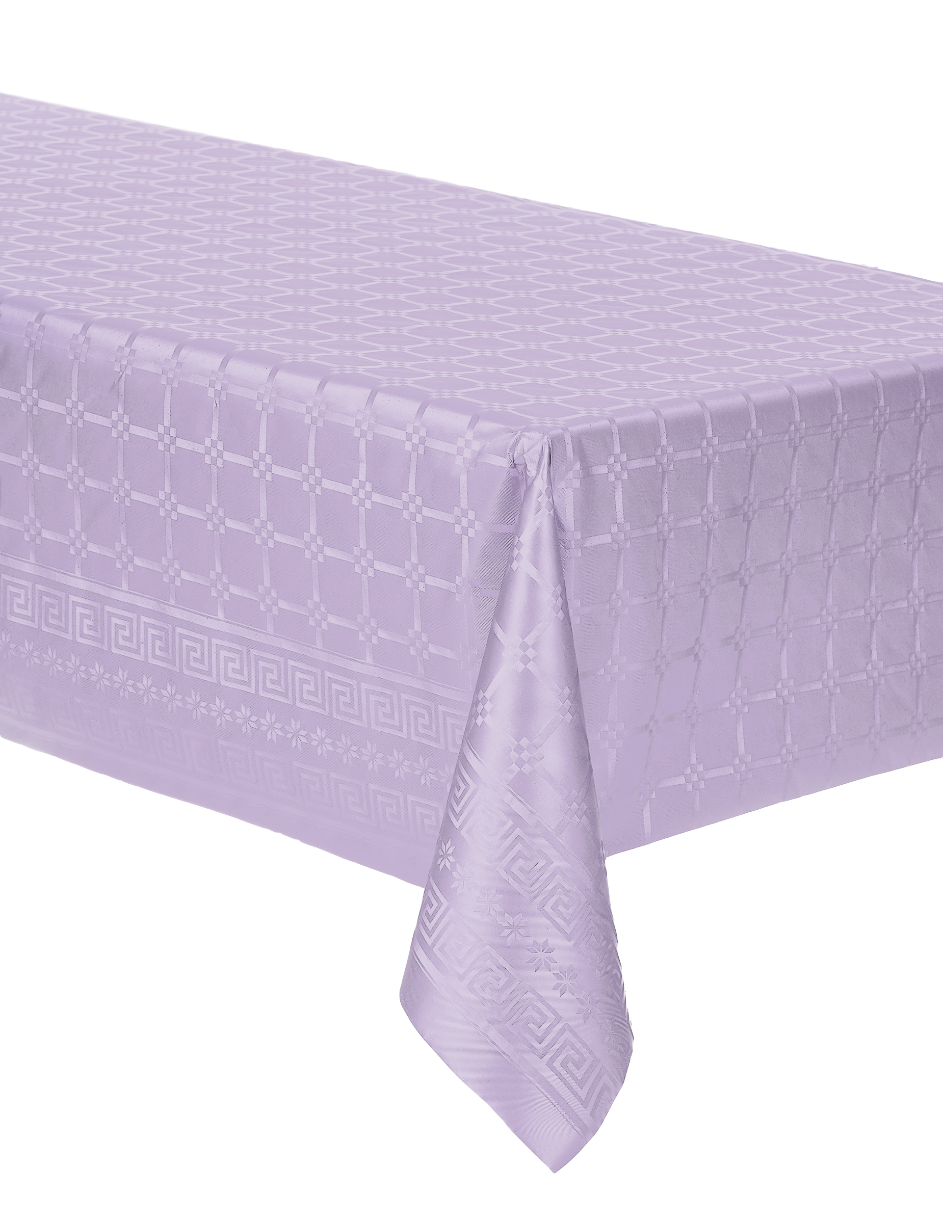 Nappe en rouleau papier damassé lilas 6 m
