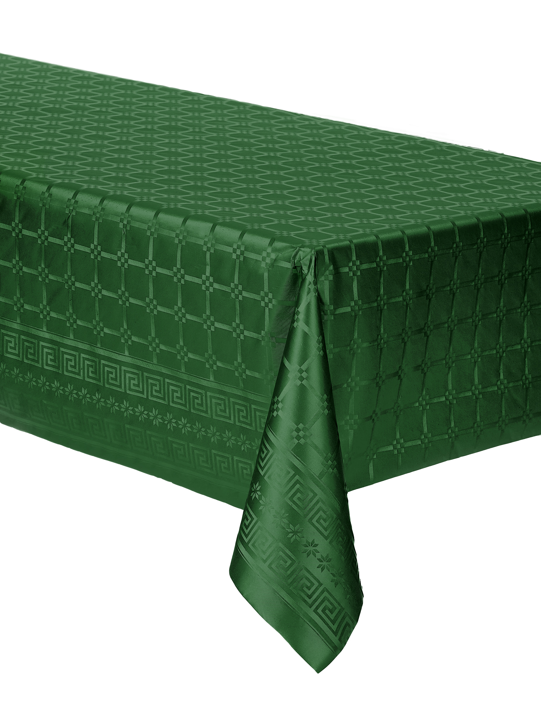 Nappe en rouleau papier damassé vert foncé 6 m