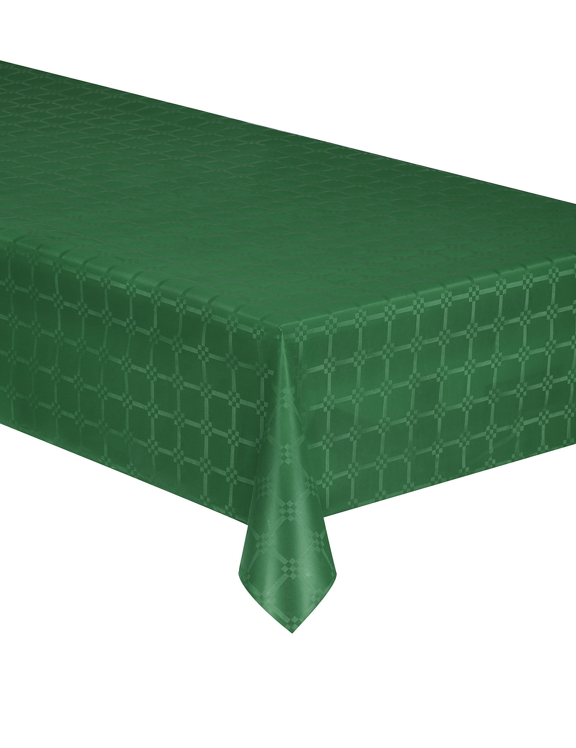 Nappe en rouleau papier damassé vert foncé 6 m
