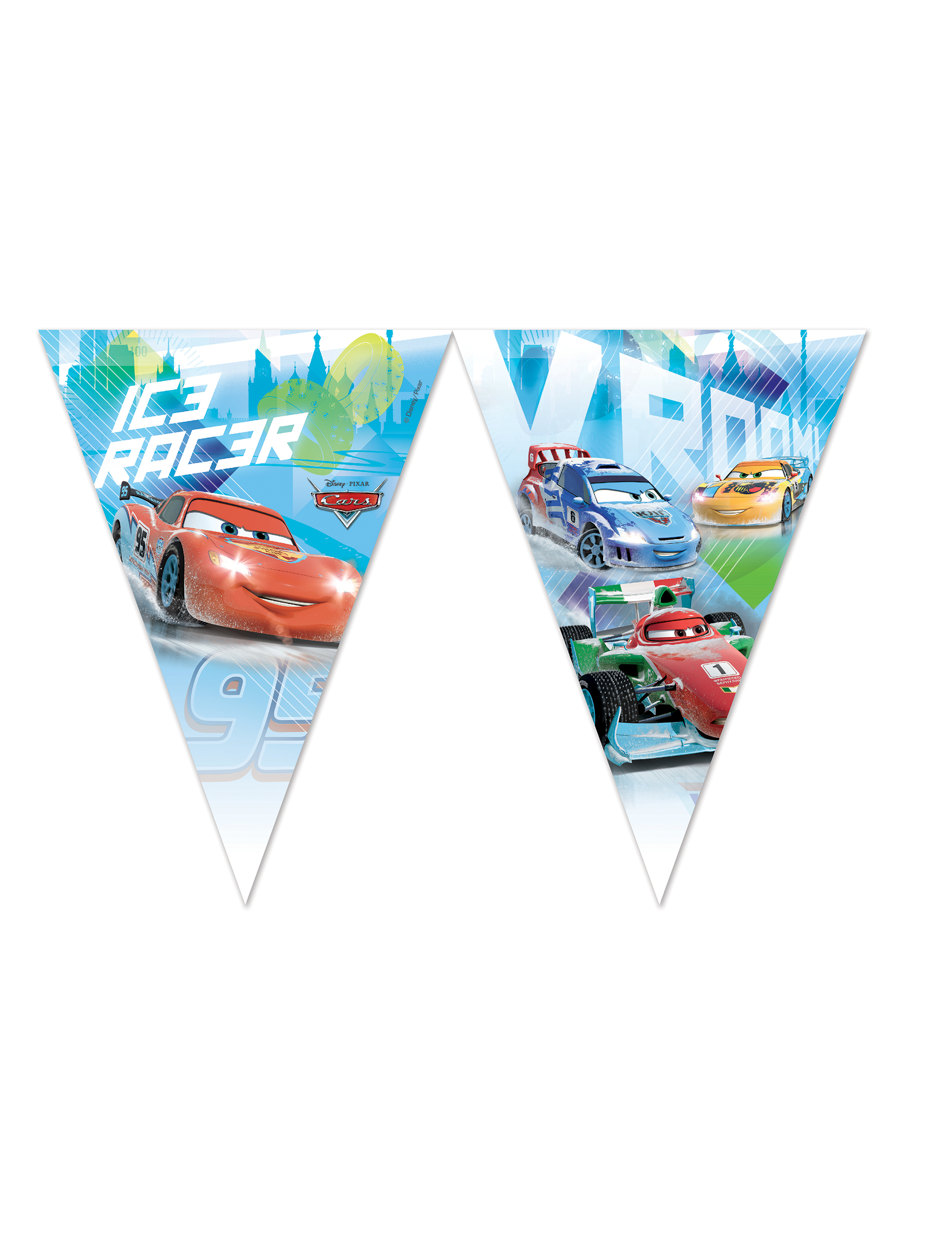 Guirlande à fanions Cars Ice Racers
