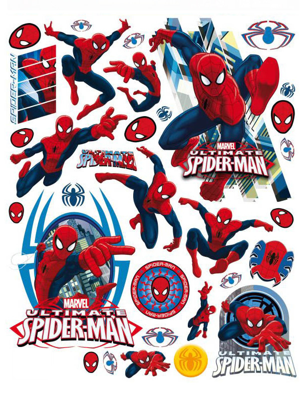 Décorations pour fenêtres Spiderman 42 x 30 cm