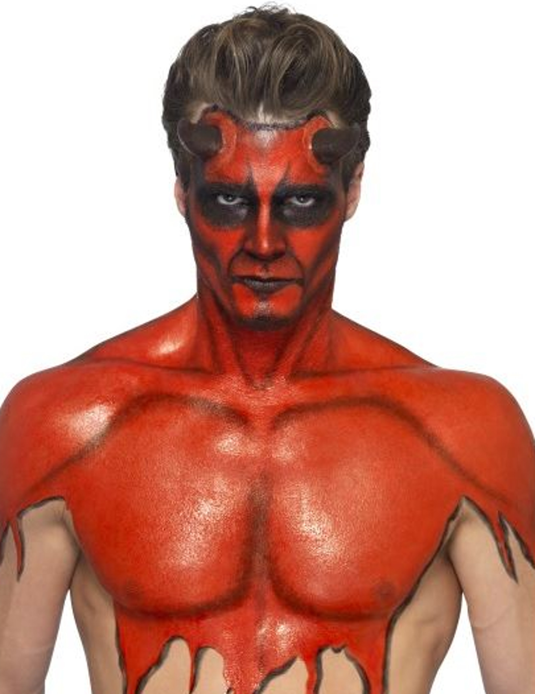 Maquillage latex liquide rouge avec éponge 59 ml