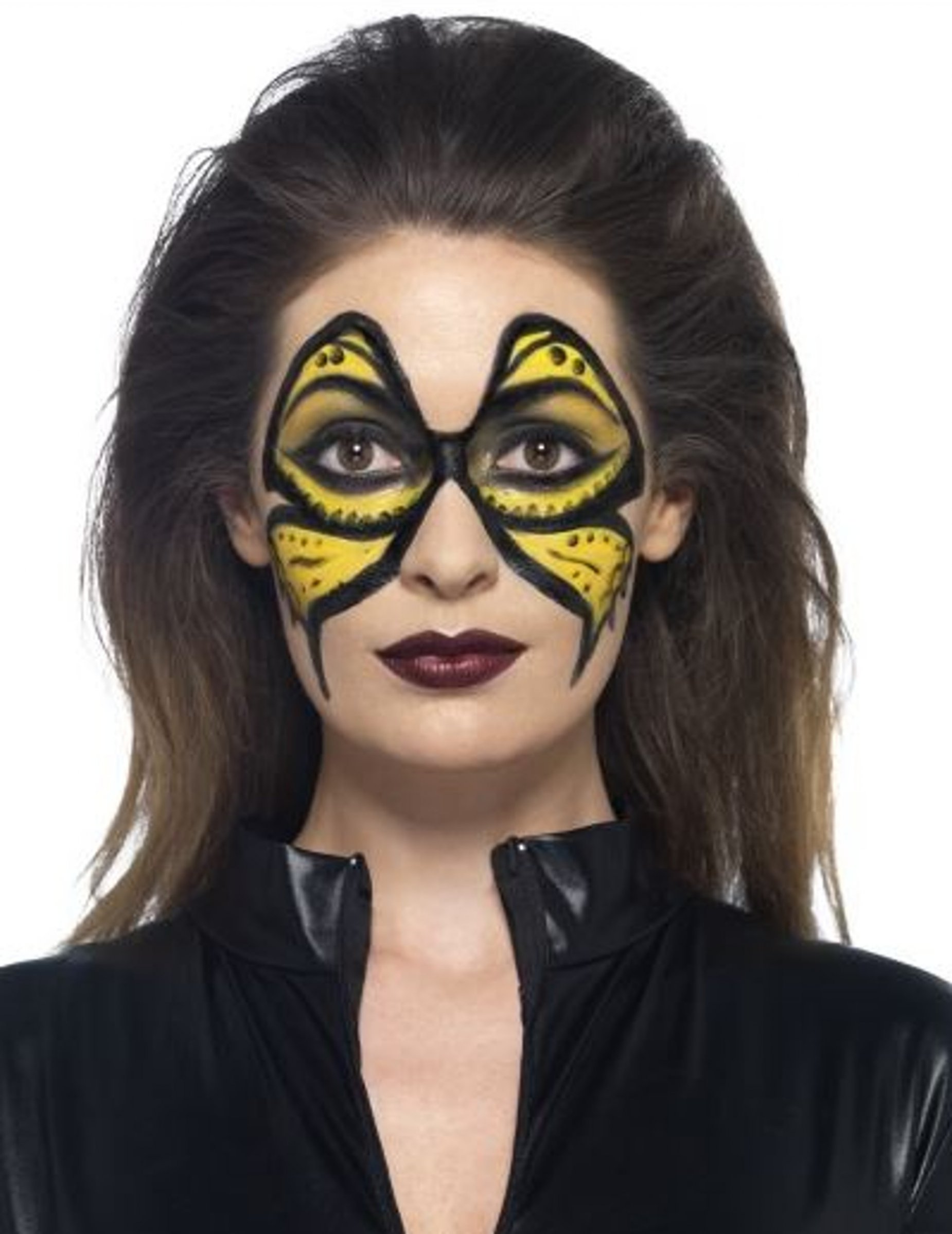 Maquillage latex liquide jaune avec éponge 59 ml