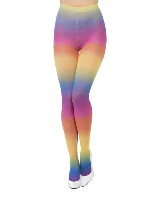 Collants opaques arc-en-ciel femme