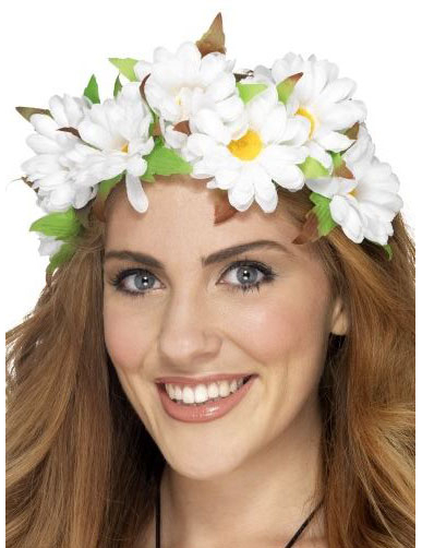 Couronnes fleurs marguerites femme