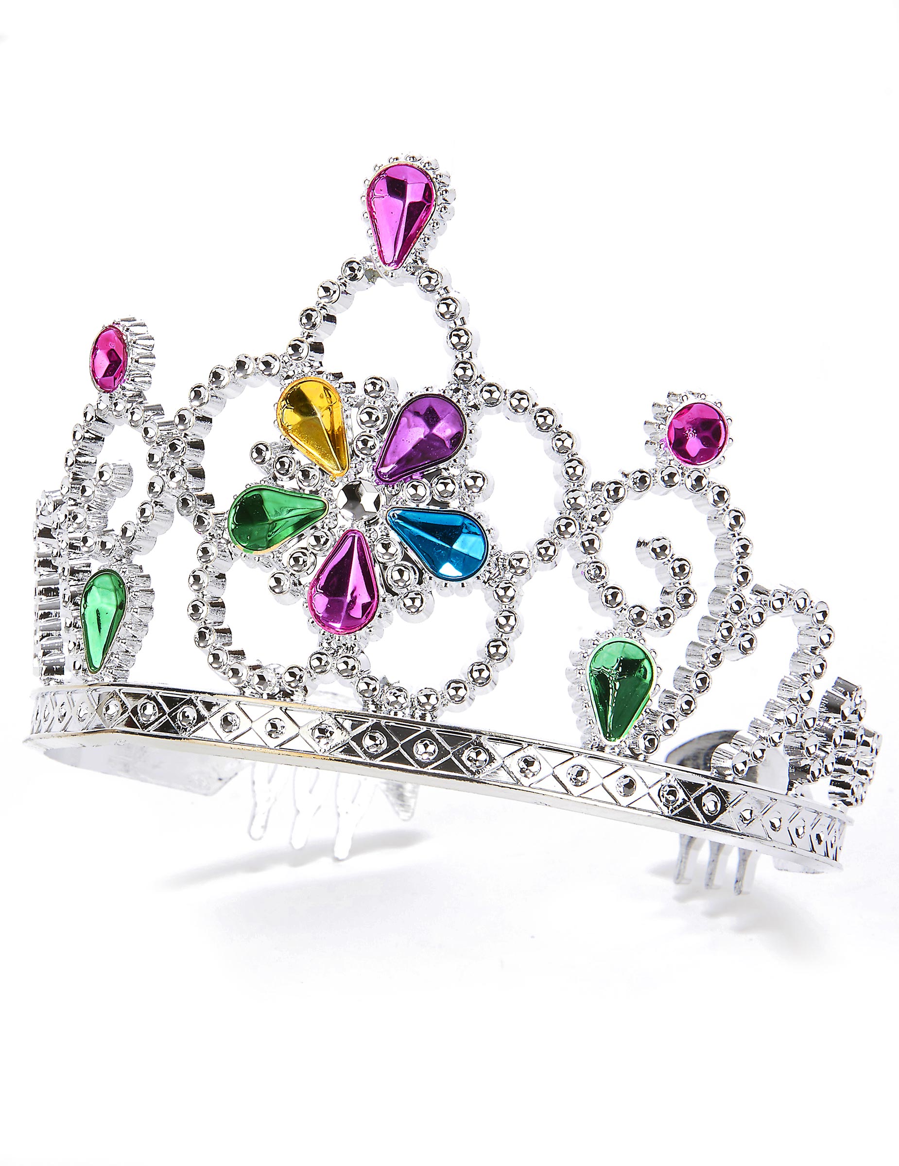 Diadème princesse serti multicolore adulte et enfant