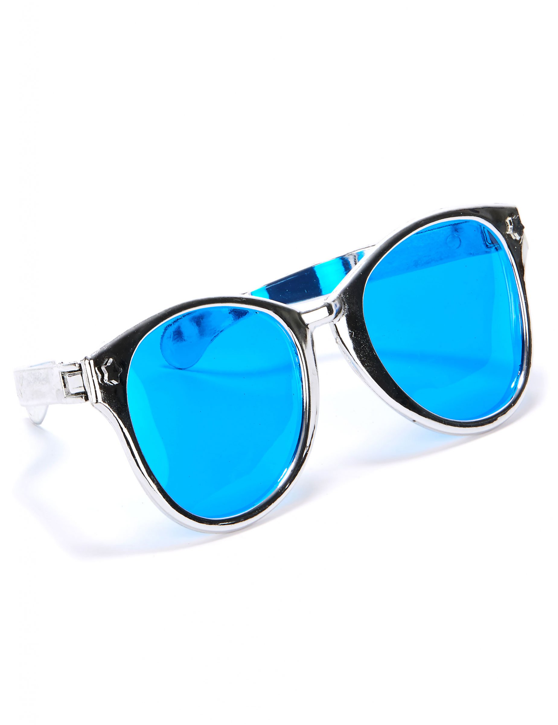 Lunettes géantes adulte argenté