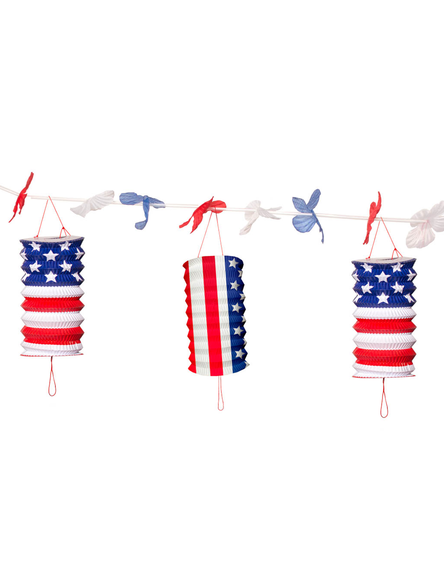 Guirlande de lampions USA 3m