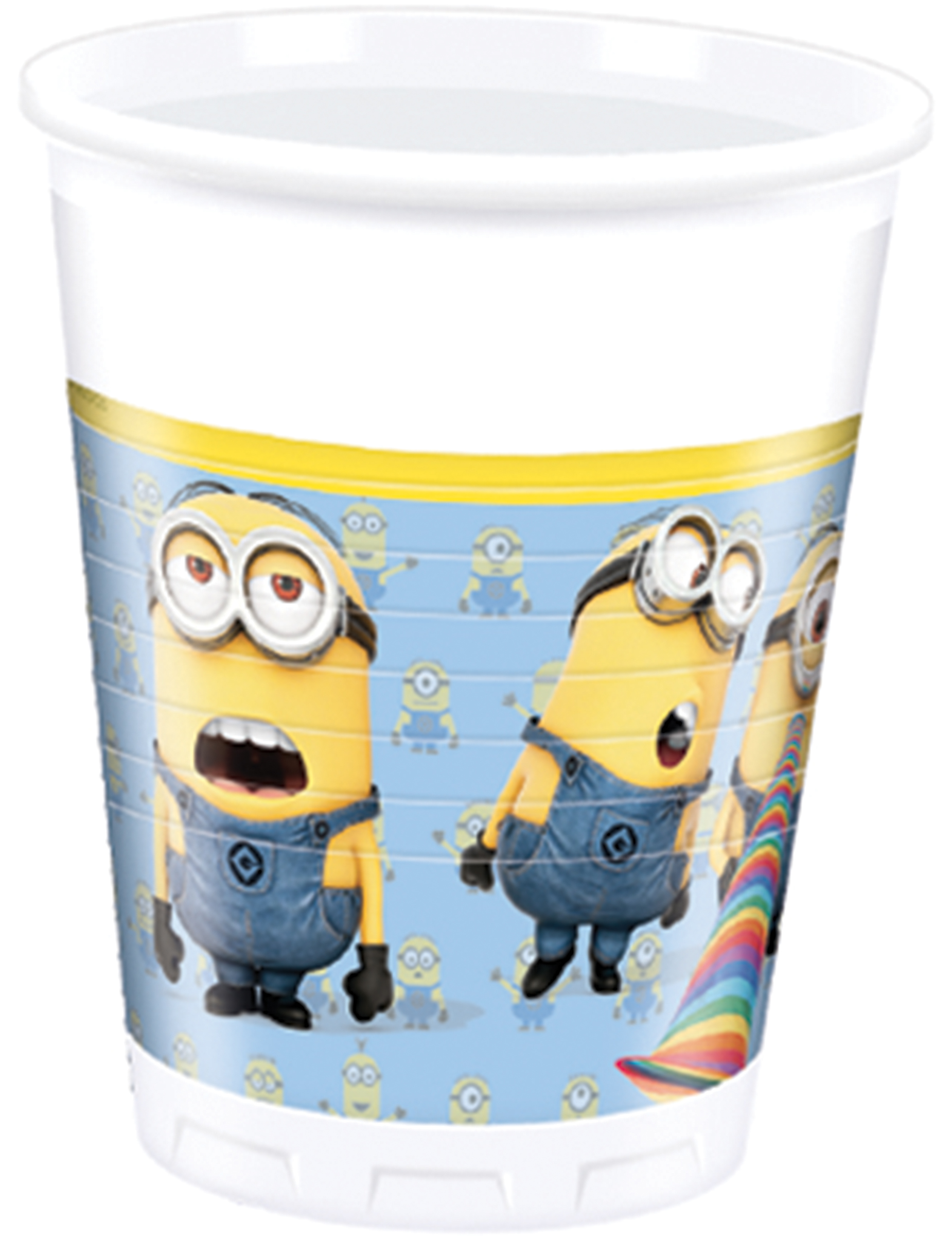 8 Gobelets en plastique lovely Minions 200 ml