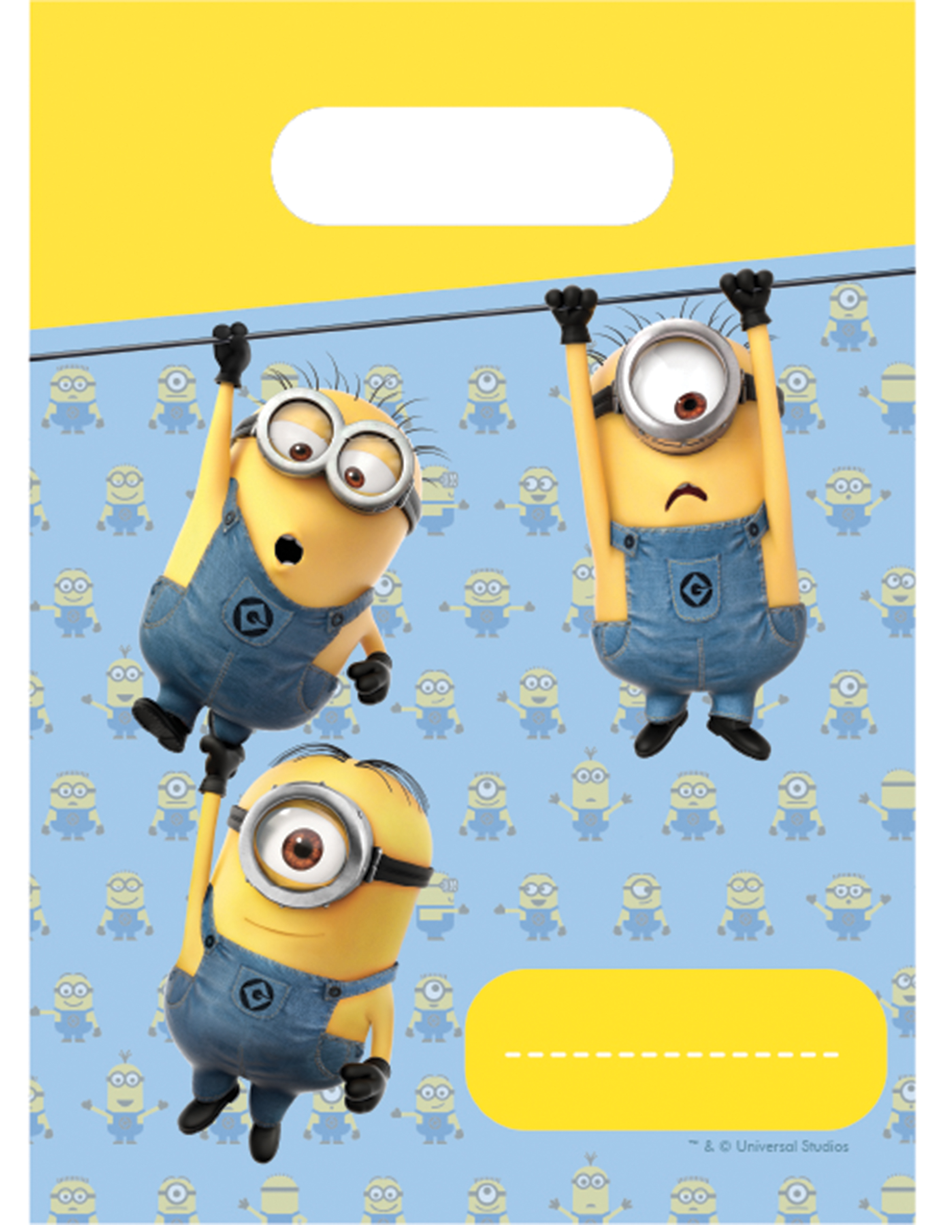 6 Sachets de fête lovely Minions