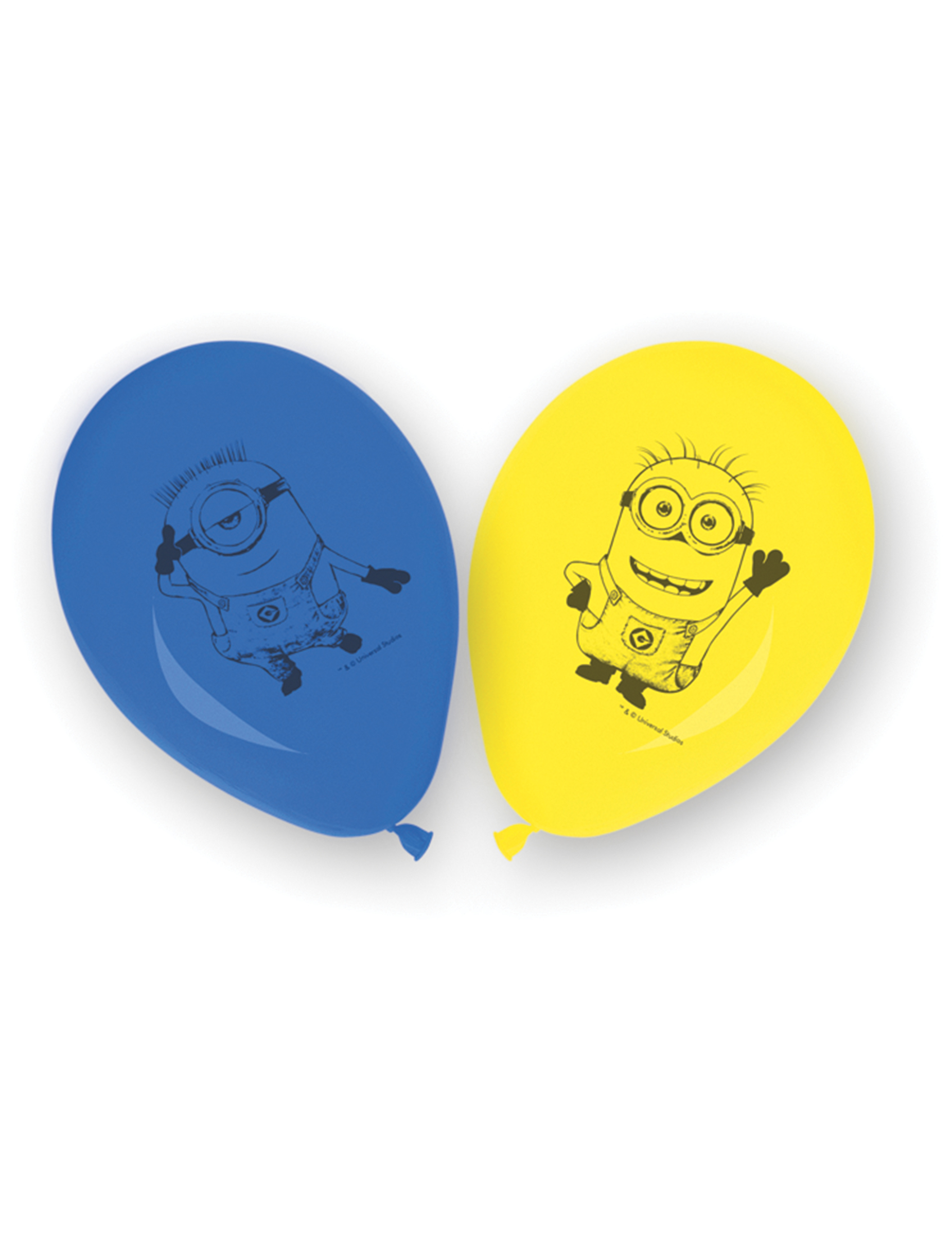 8 Ballons en latex lovely Minions