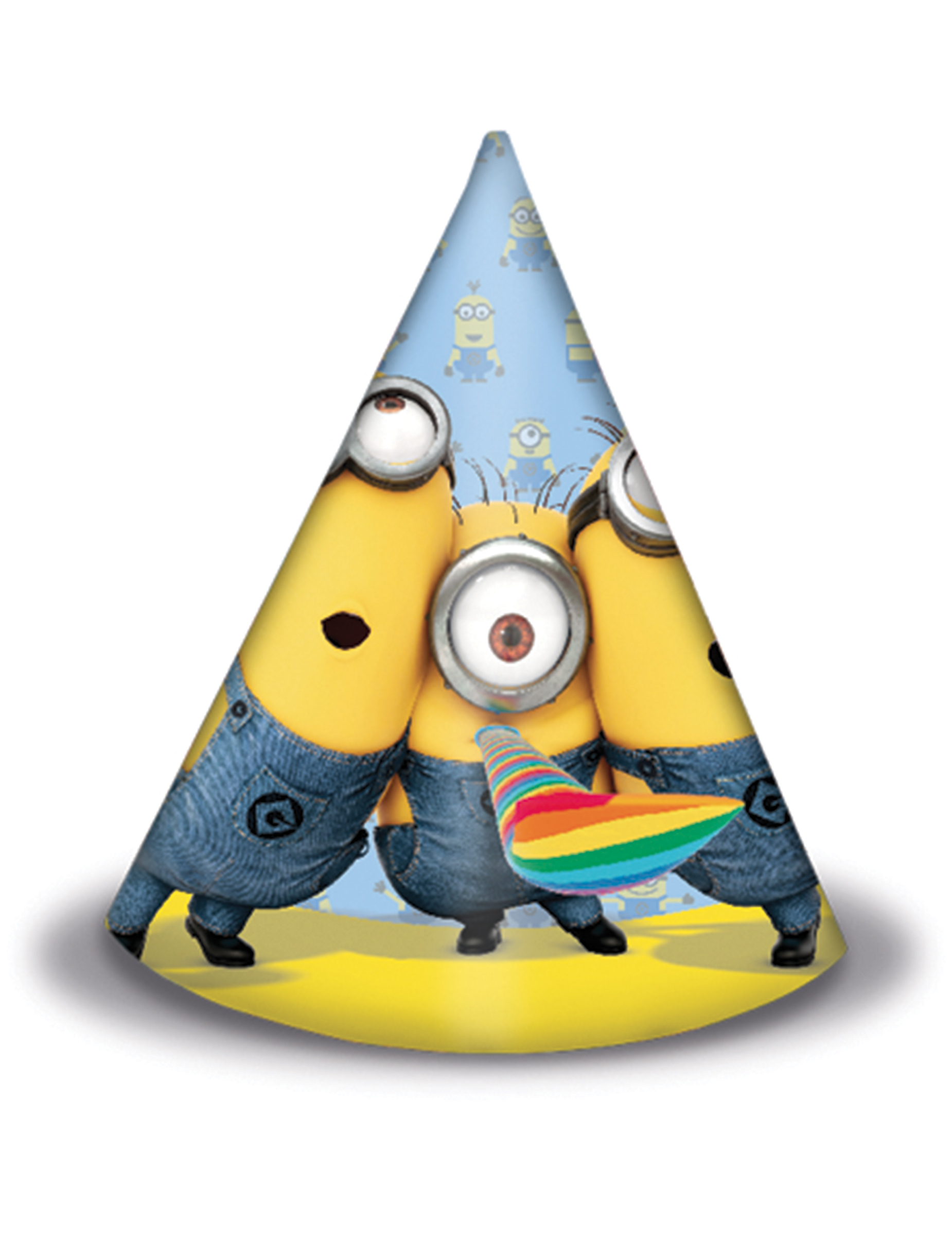 6 Chapeaux de fête lovely Minions
