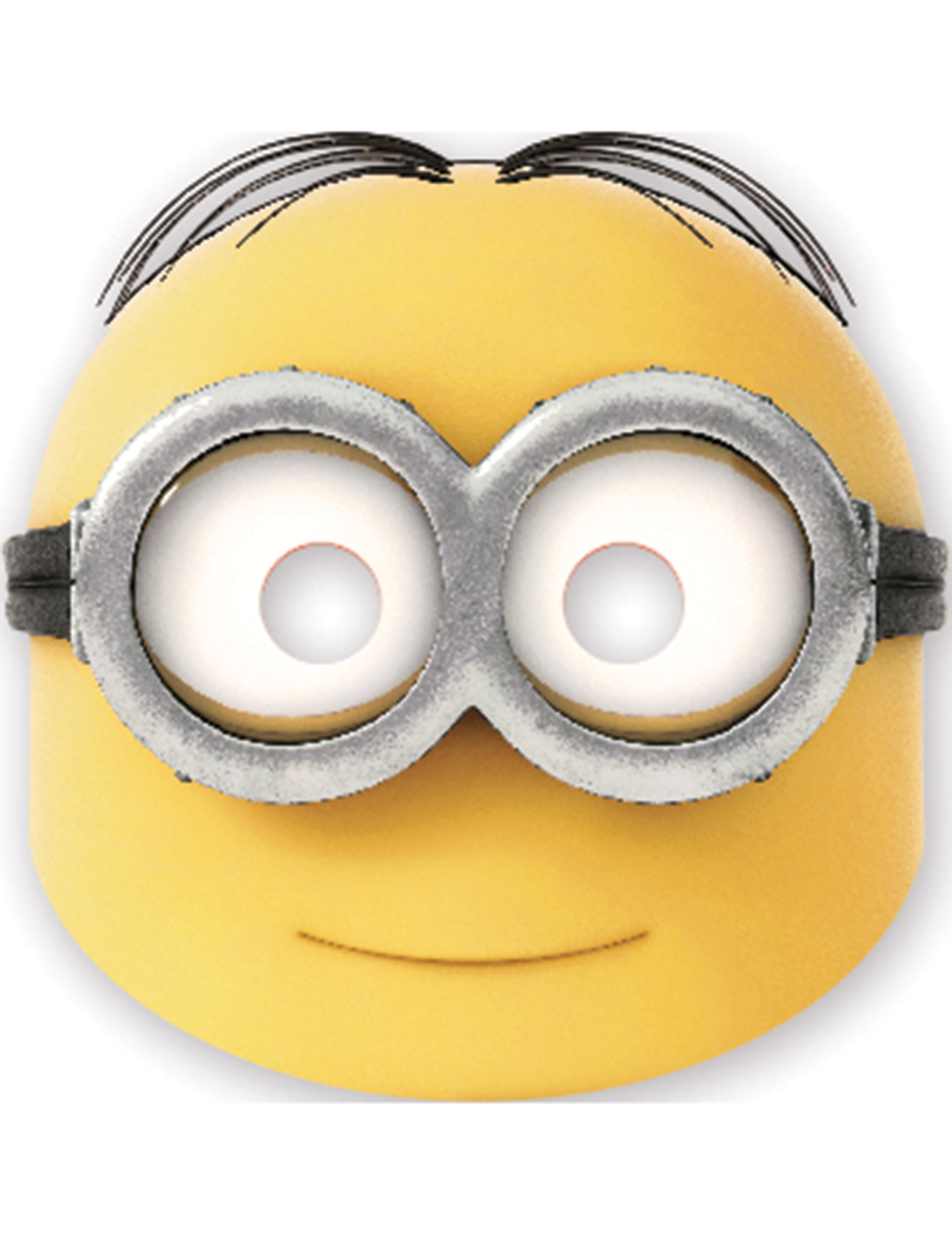 6 Masques en carton Dave lovely Minions