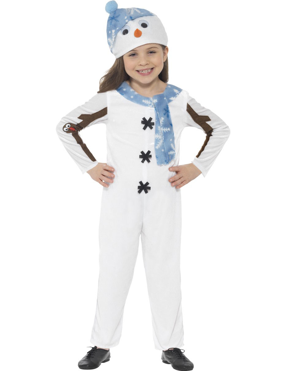 Déguisement combinaison bonhomme de neige enfant Noël