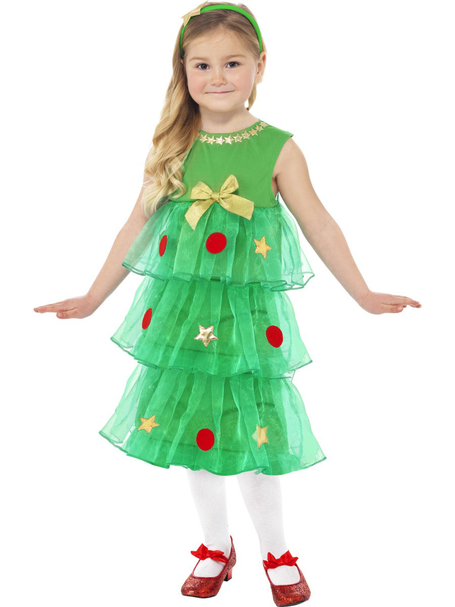 Déguisement robe sapin fille Noël