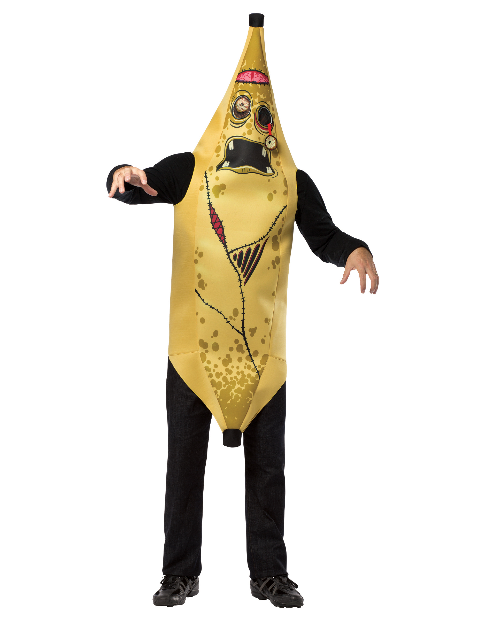 Déguisement banane zombie adulte