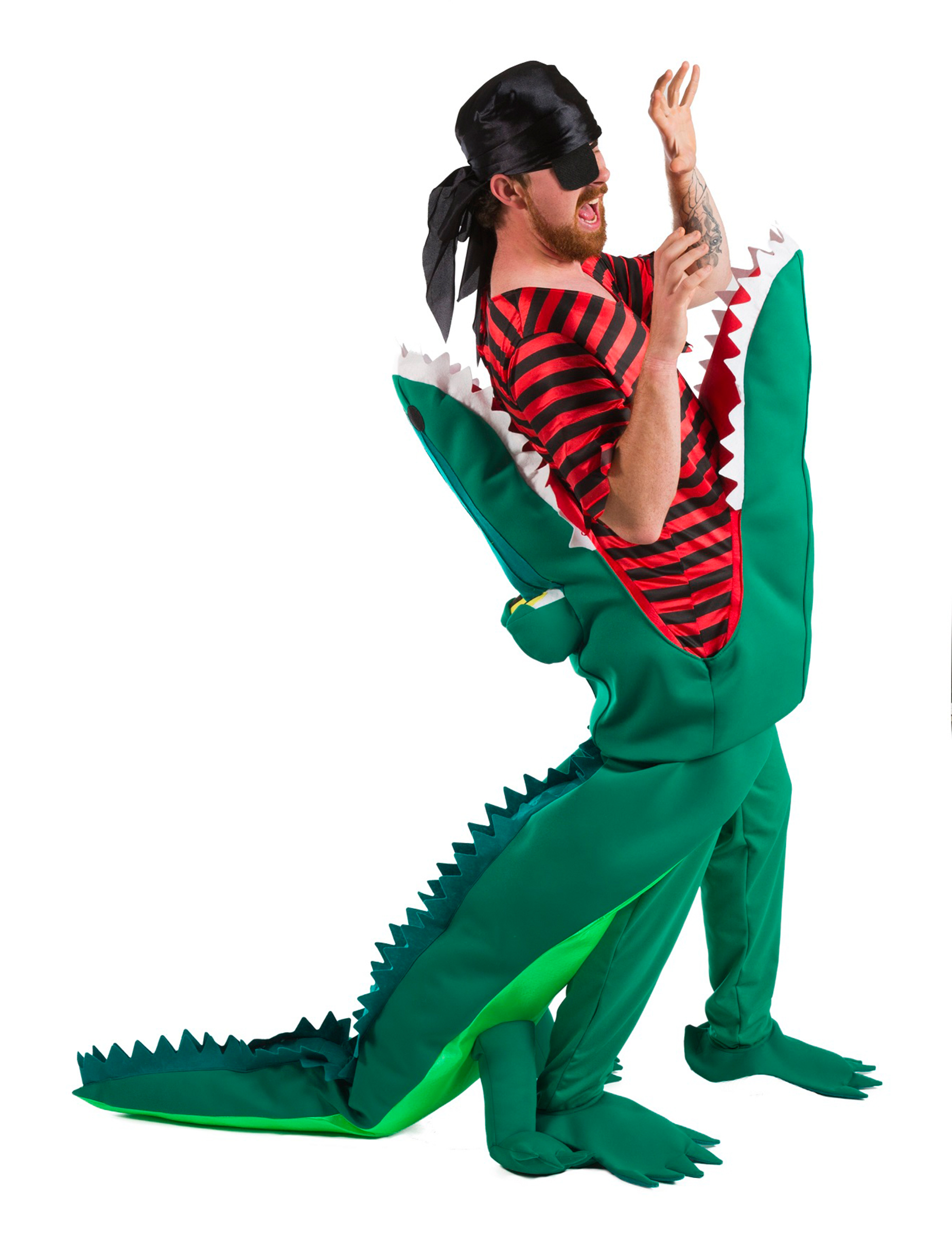 Déguisement pirate mangé par un crocodile adulte