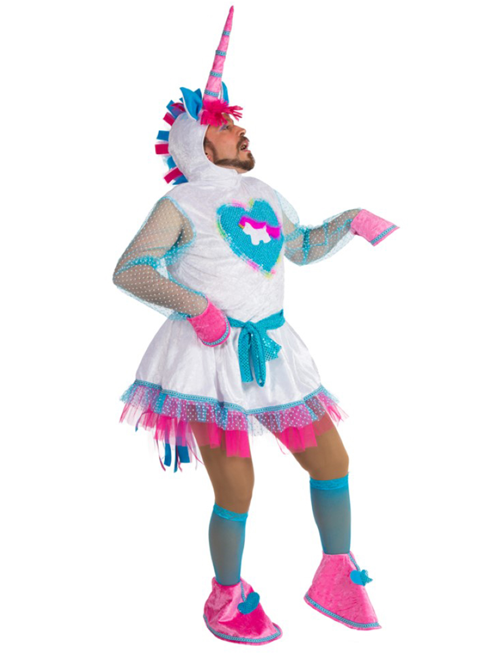 Déguisement humoristique licorne homme