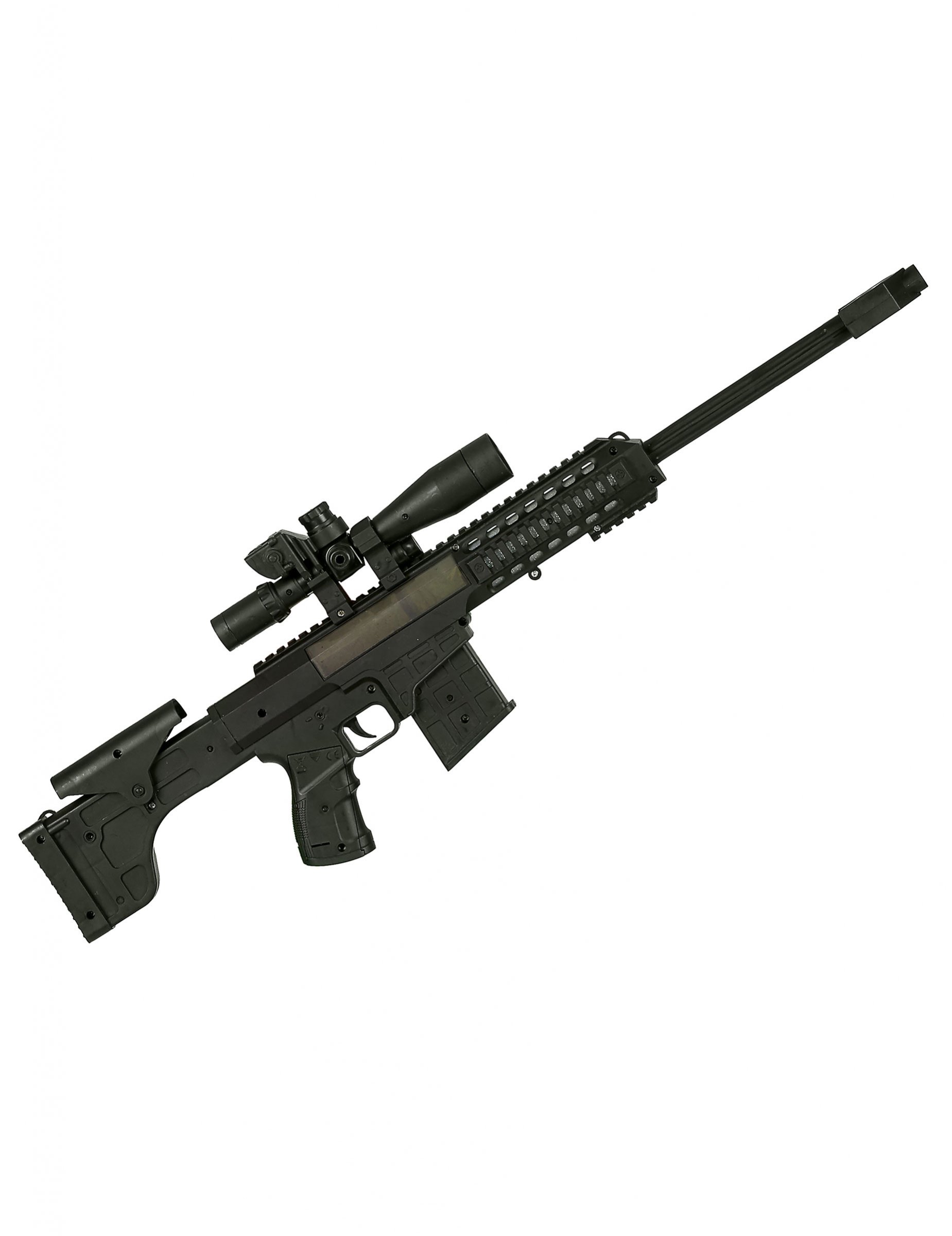 Mitraillette plastique noire enfant