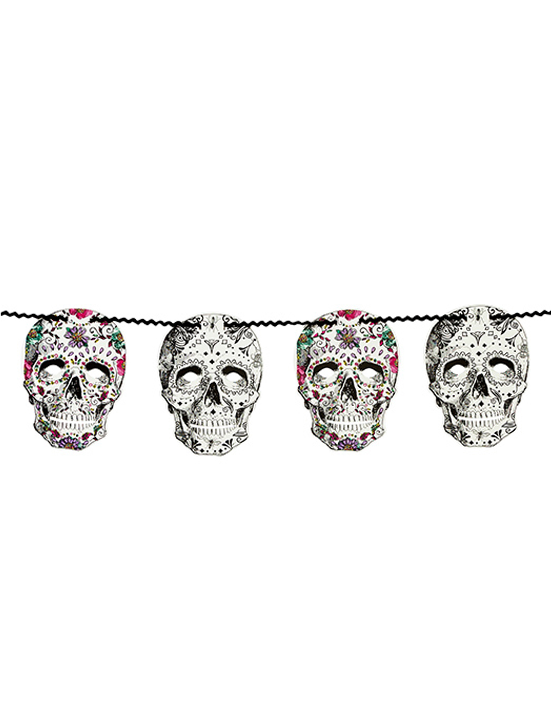 Guirlande dia de los muertos 3 mètres