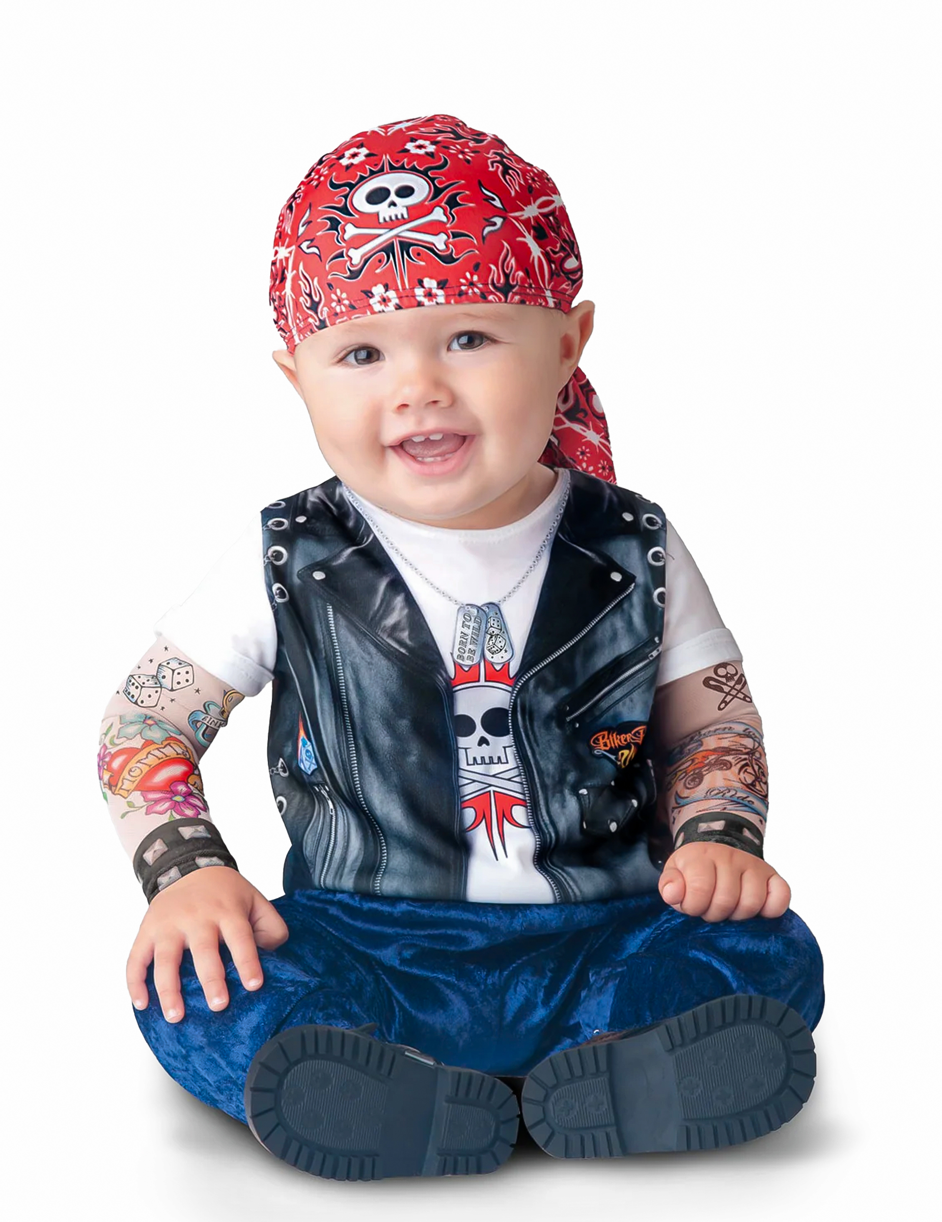 Déguisement mini motard pour bébé - Classique