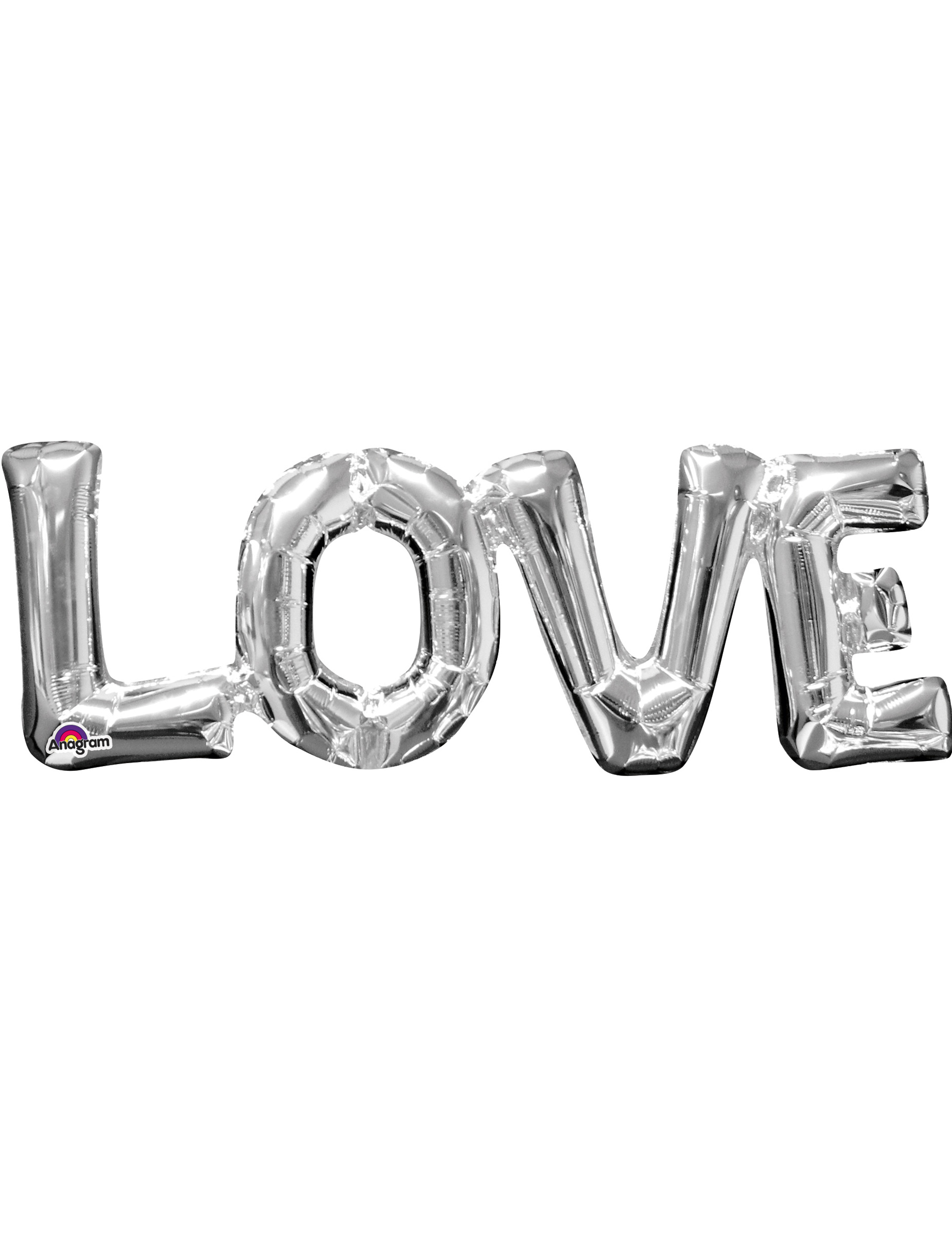 Ballon aluminium Love argent
