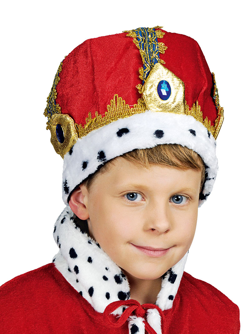 Couronne rouge empereur enfant