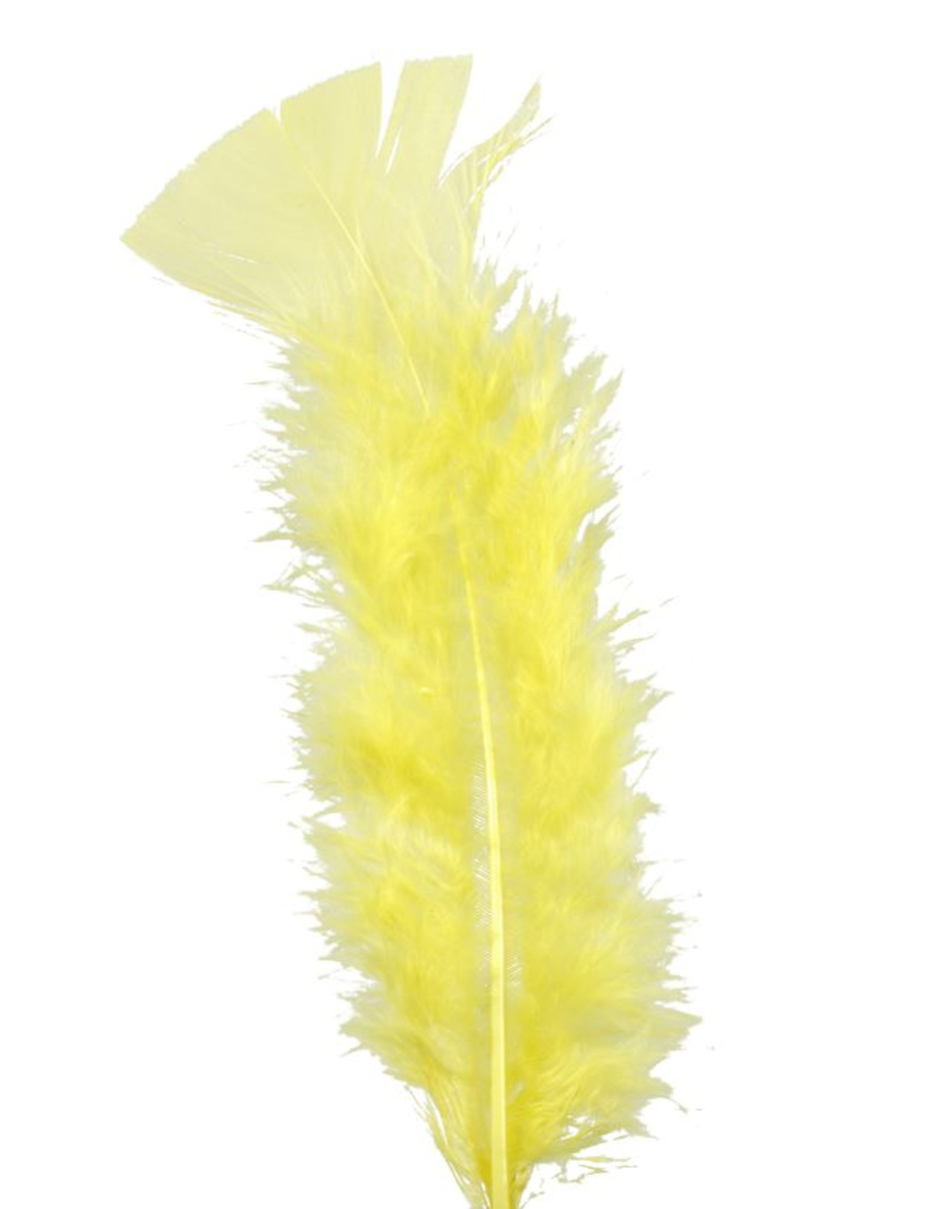 100 plumettes jaunes