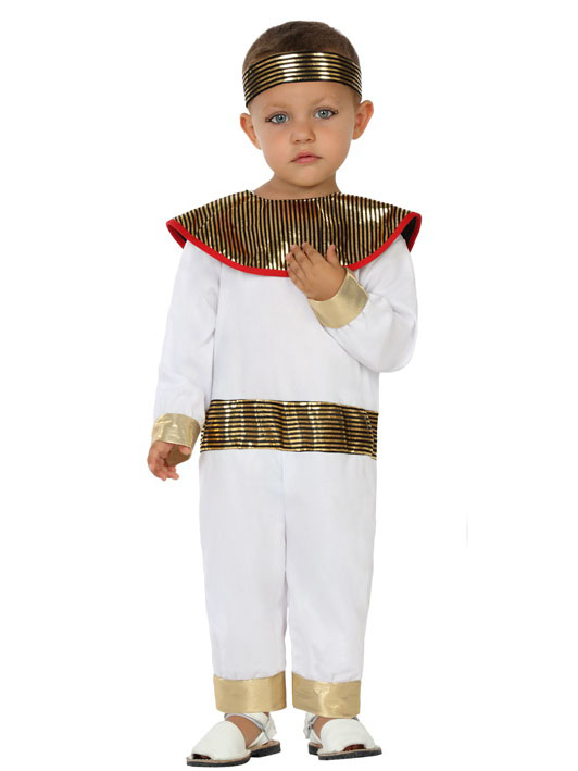 Déguisement petit égyptien blanc bébé